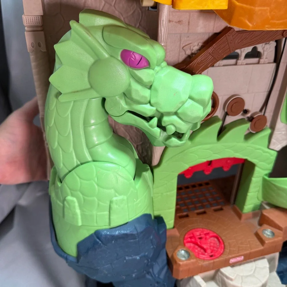 Fisher-Price Imaginext Dragon World Fortress P3787 Discontinued 2009 Works